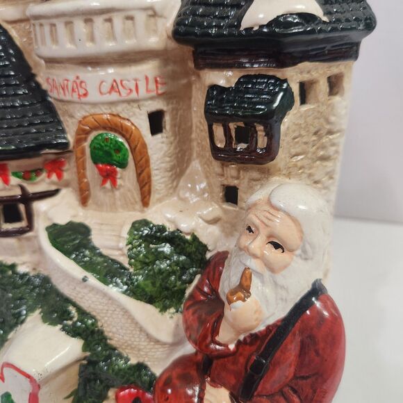Brinn's "SANTA'S CASTLE" Ceramic Christmas Village 1987 NICE! - Picture 11 of 13